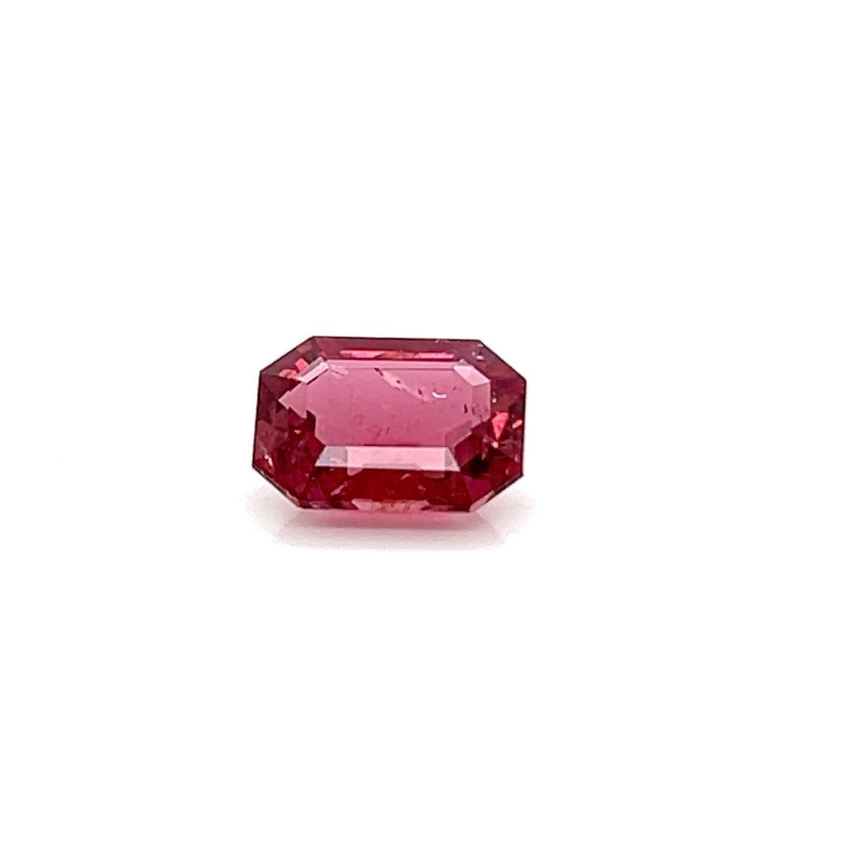 RUBELLITE EMERALD CUT