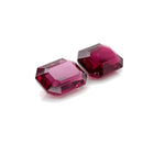RUBELLITE EMERALD CUT