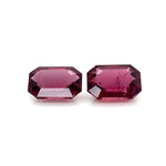 RUBELLITE EMERALD CUT
