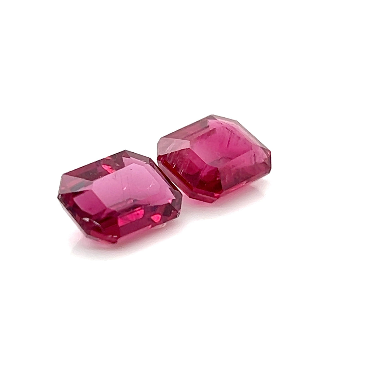 RUBELLITE EMERALD CUT