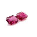 RUBELLITE EMERALD CUT