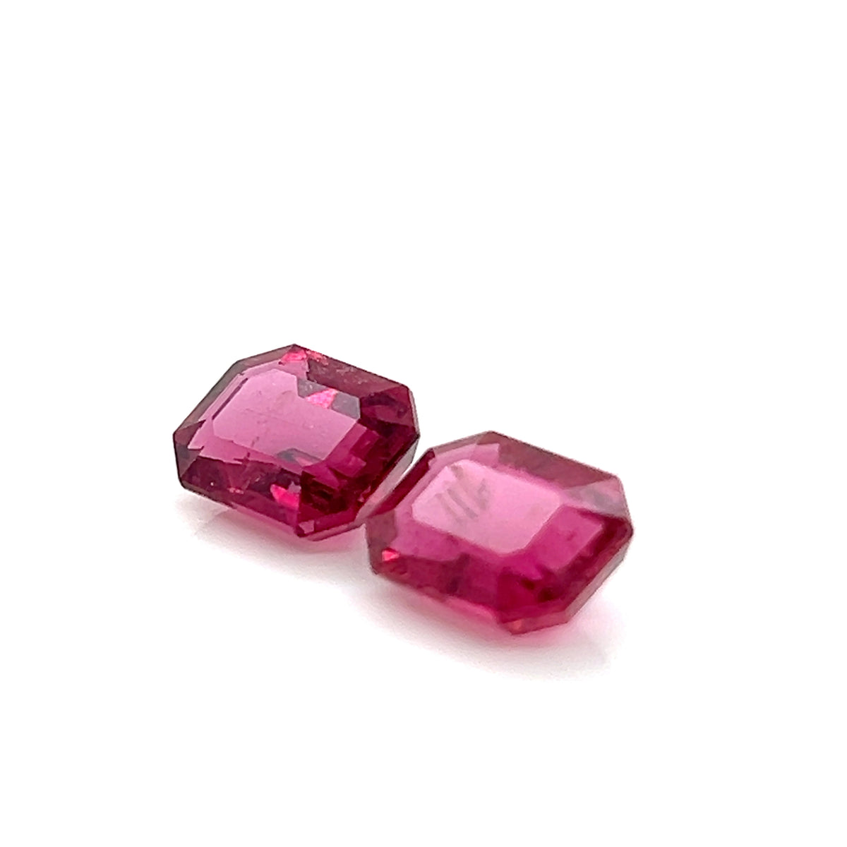 RUBELLITE EMERALD CUT