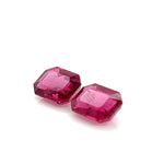 RUBELLITE EMERALD CUT