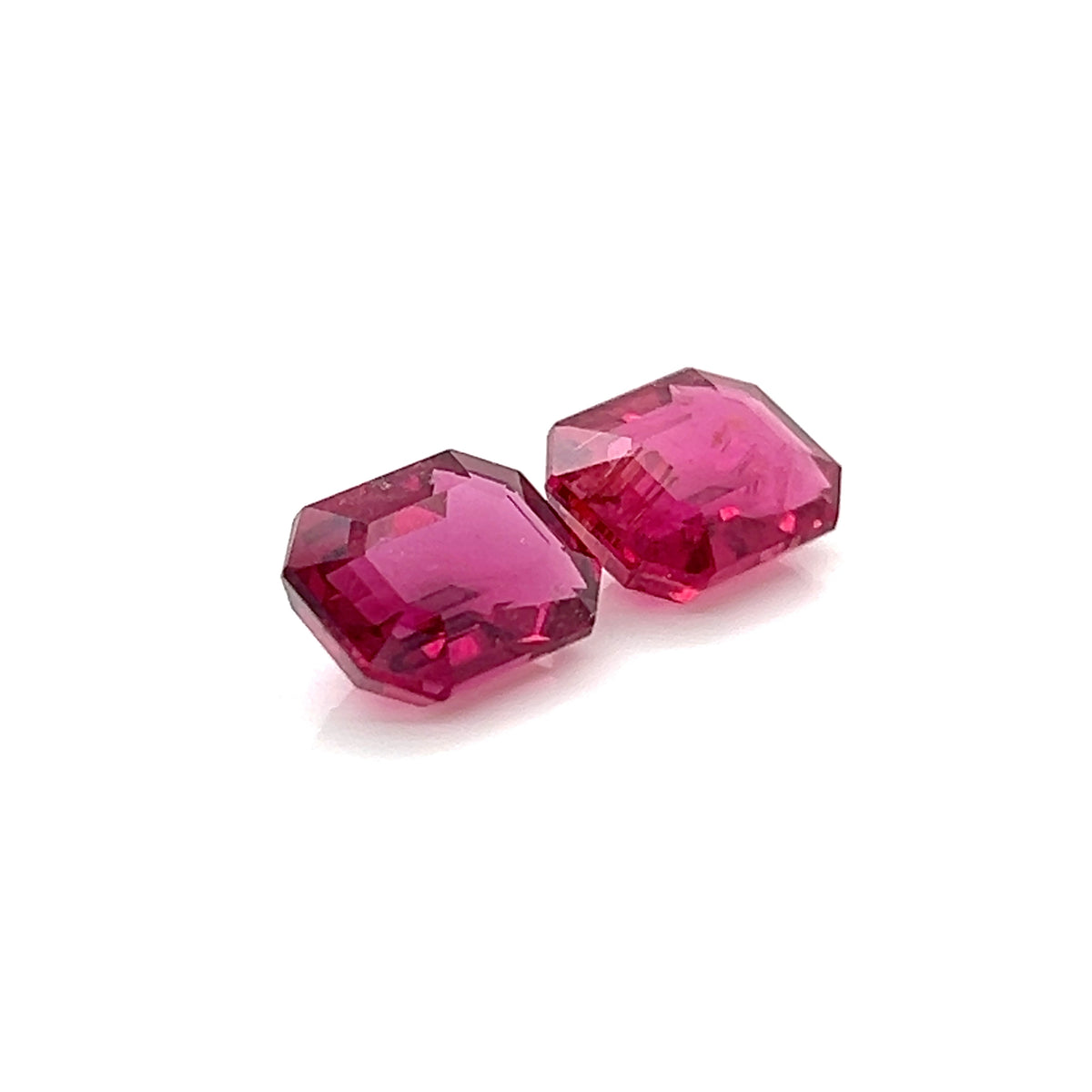 RUBELLITE EMERALD CUT