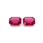 RUBELLITE EMERALD CUT