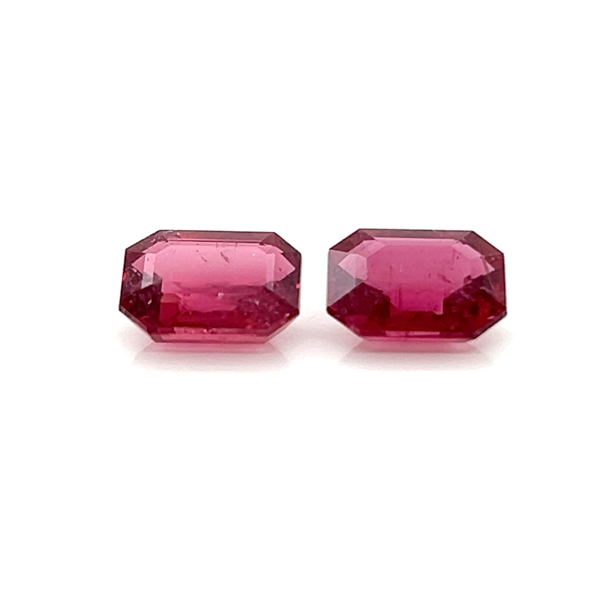 RUBELLITE EMERALD CUT