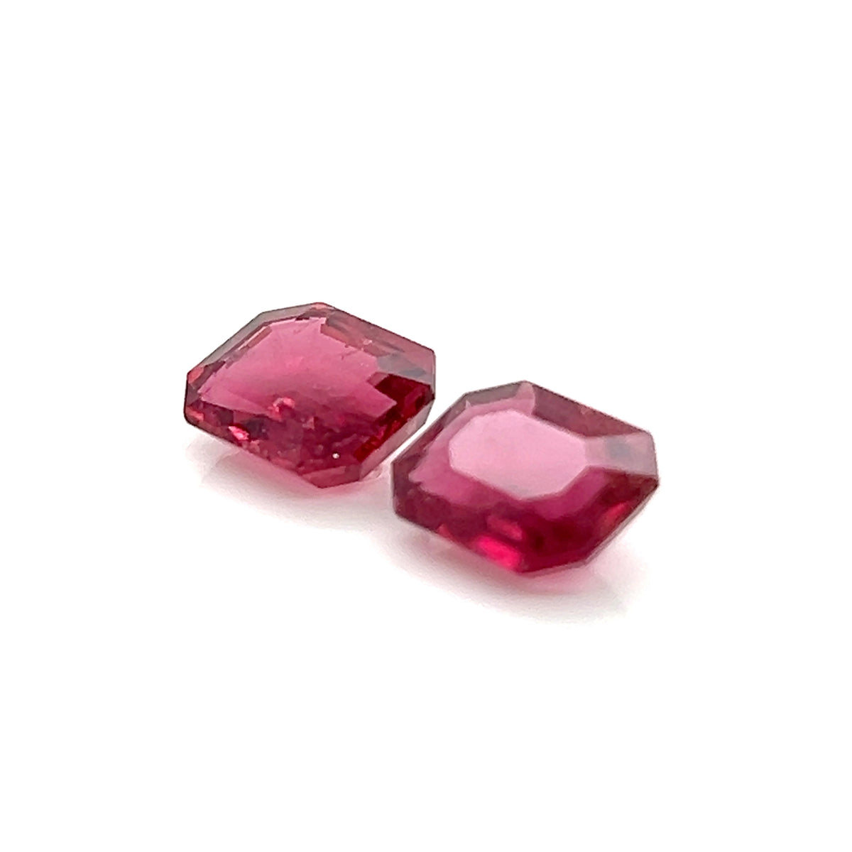 RUBELLITE EMERALD CUT