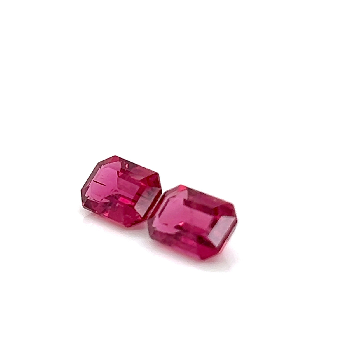RUBELLITE EMERALD CUT