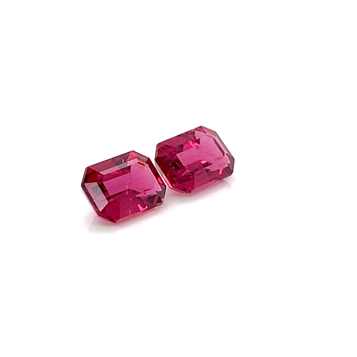 RUBELLITE EMERALD CUT