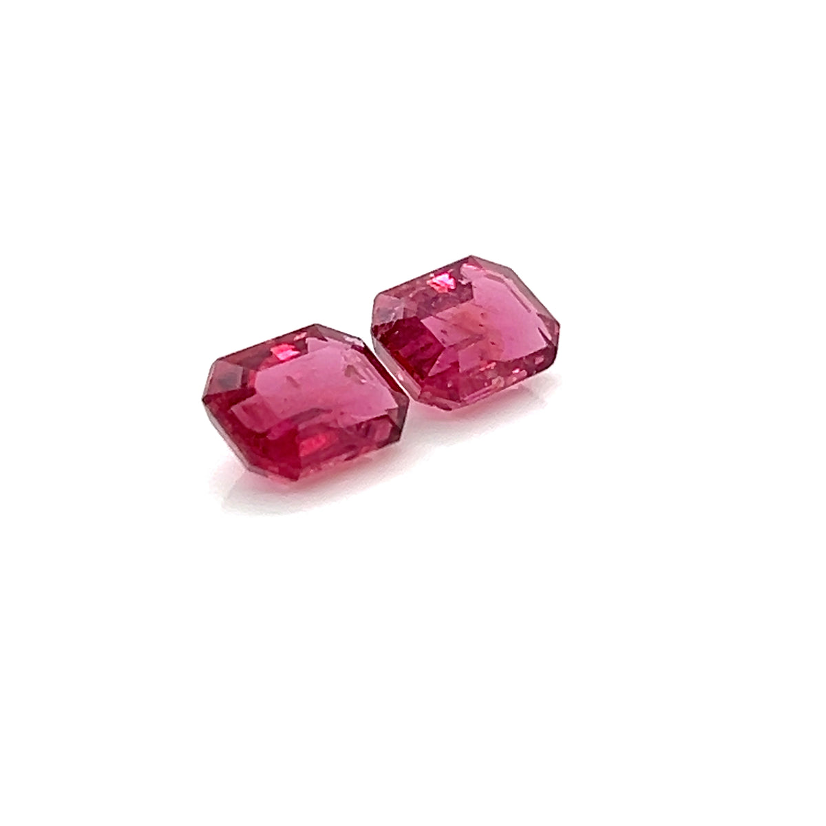 RUBELLITE EMERALD CUT