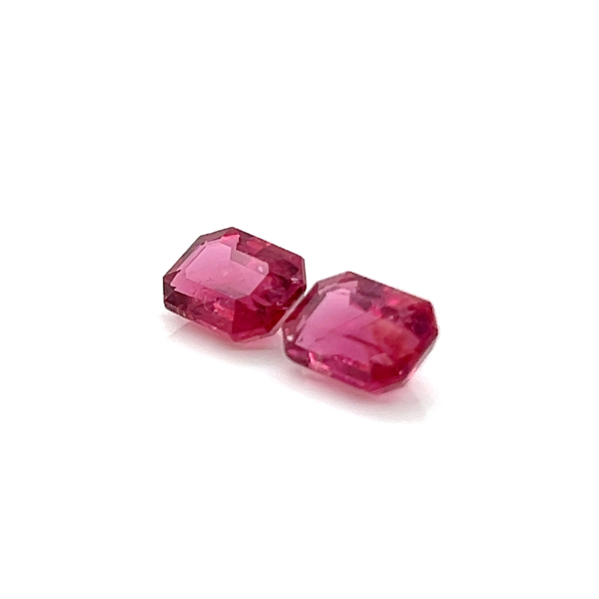 RUBELLITE EMERALD CUT