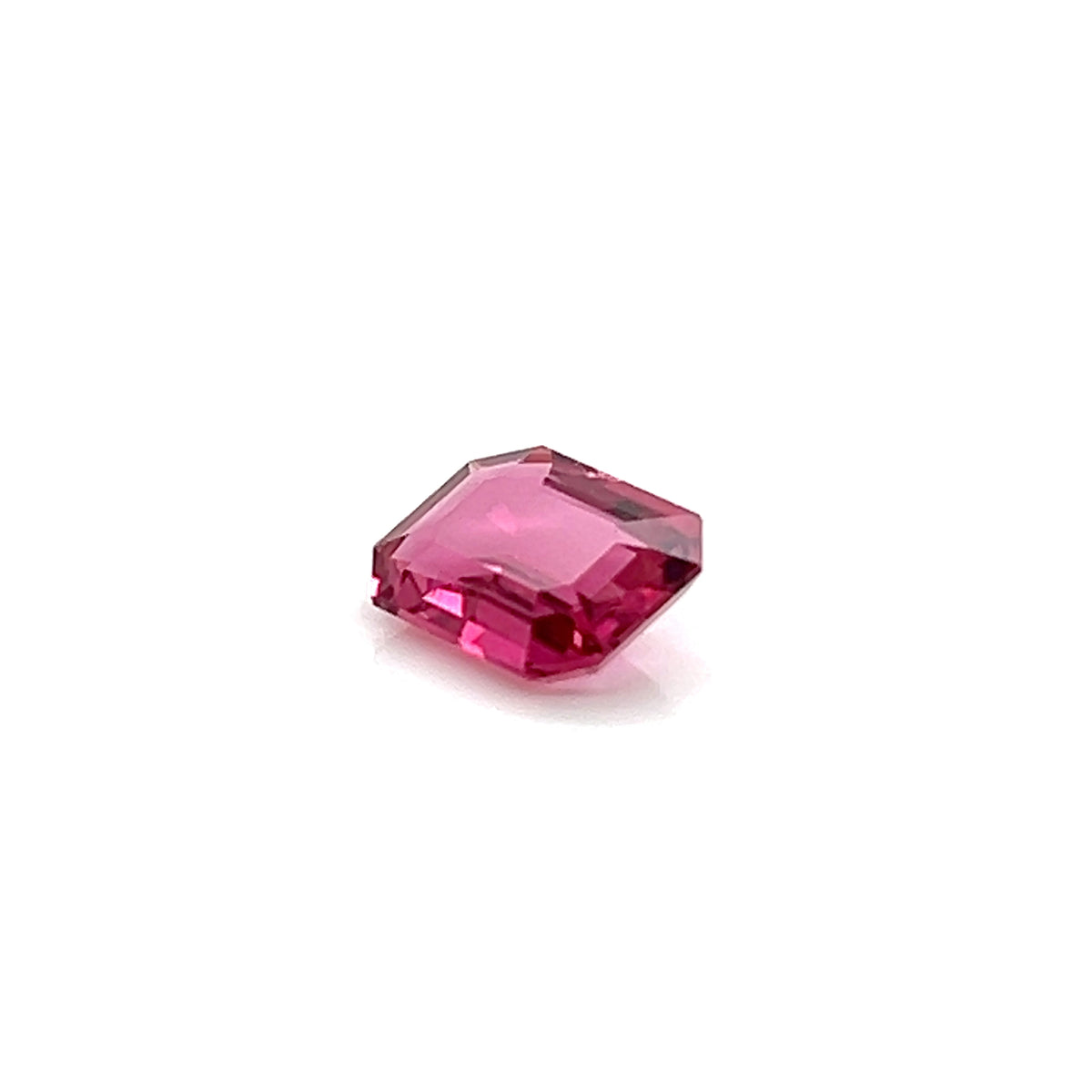 RUBELLITE EMERALD CUT