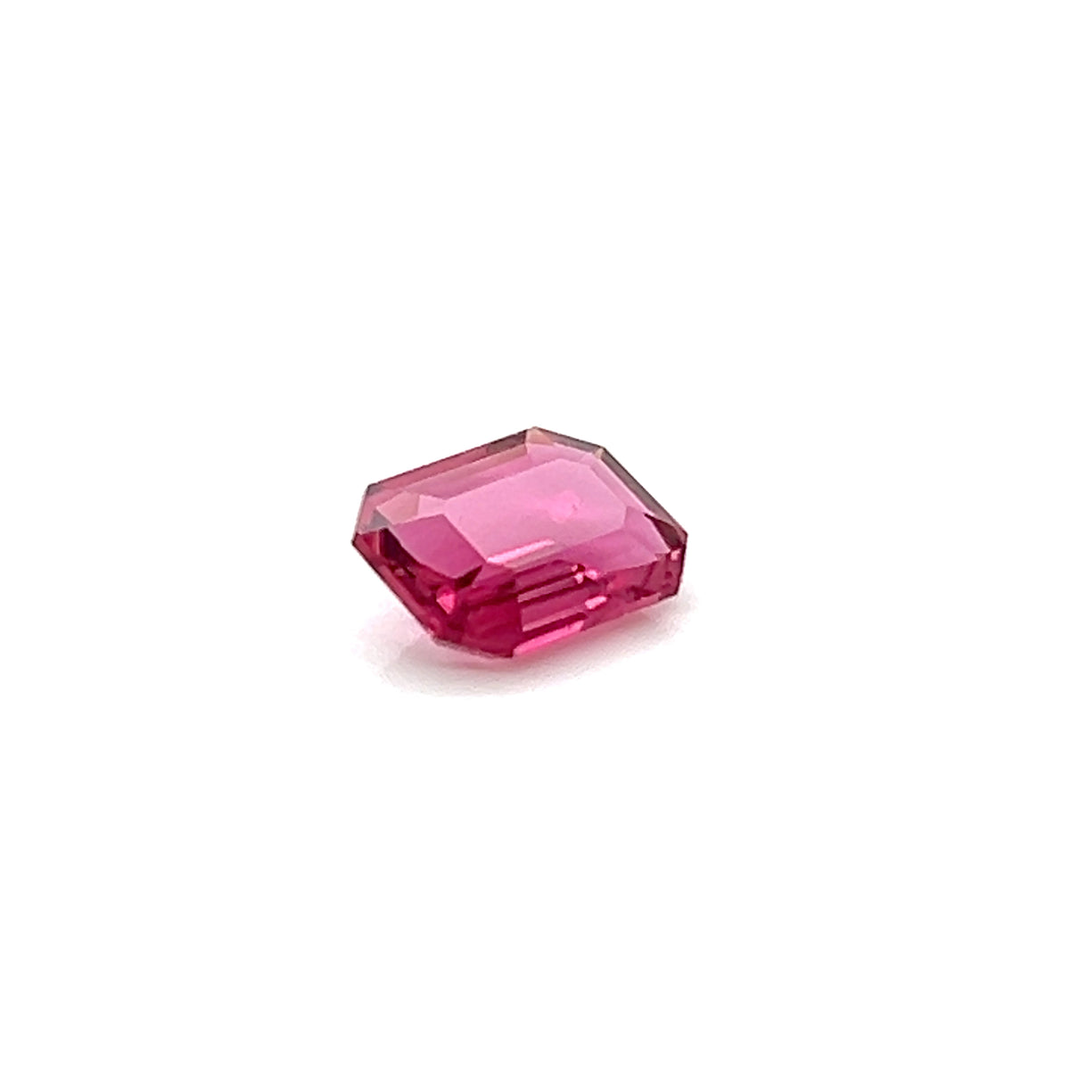 RUBELLITE EMERALD CUT