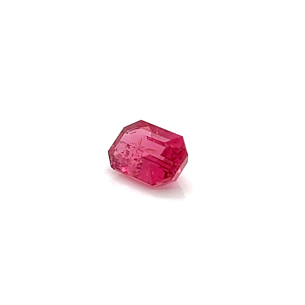 RUBELLITE EMERALD CUT