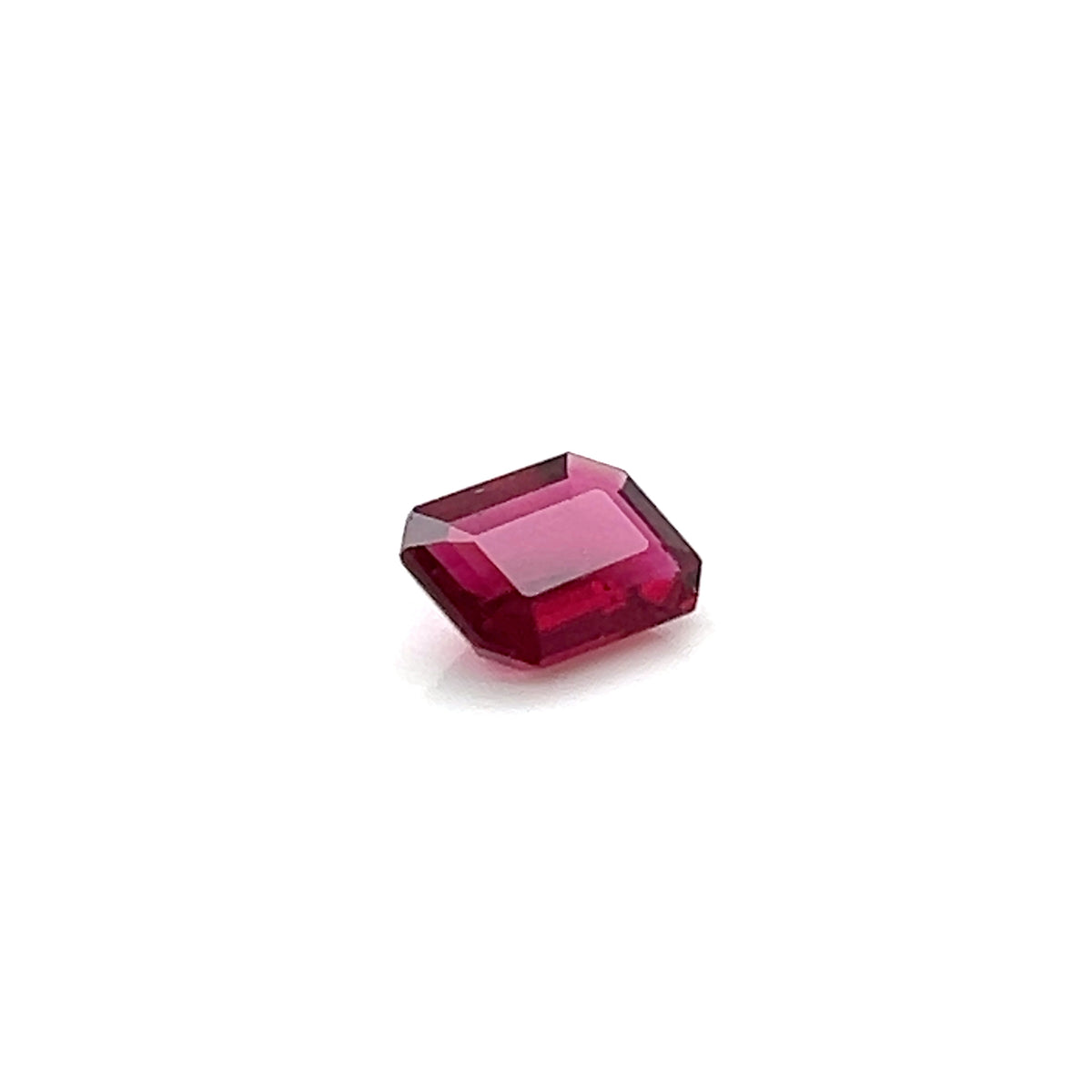 RUBELLITE EMERALD CUT