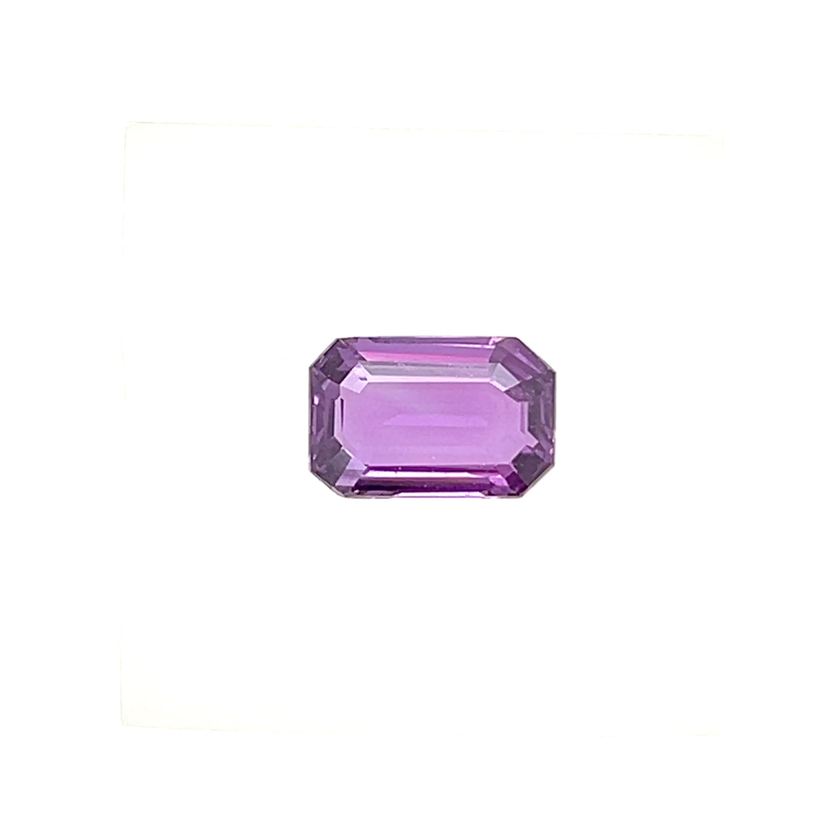 PURPLE SAPPHIRE EMERALD CUT