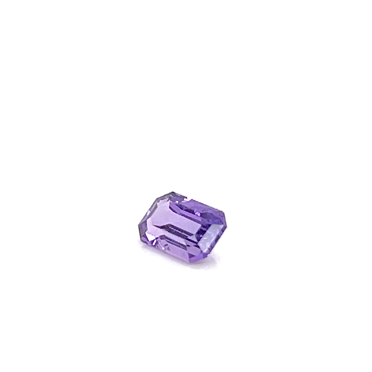 PURPLE SAPPHIRE EMERALD CUT