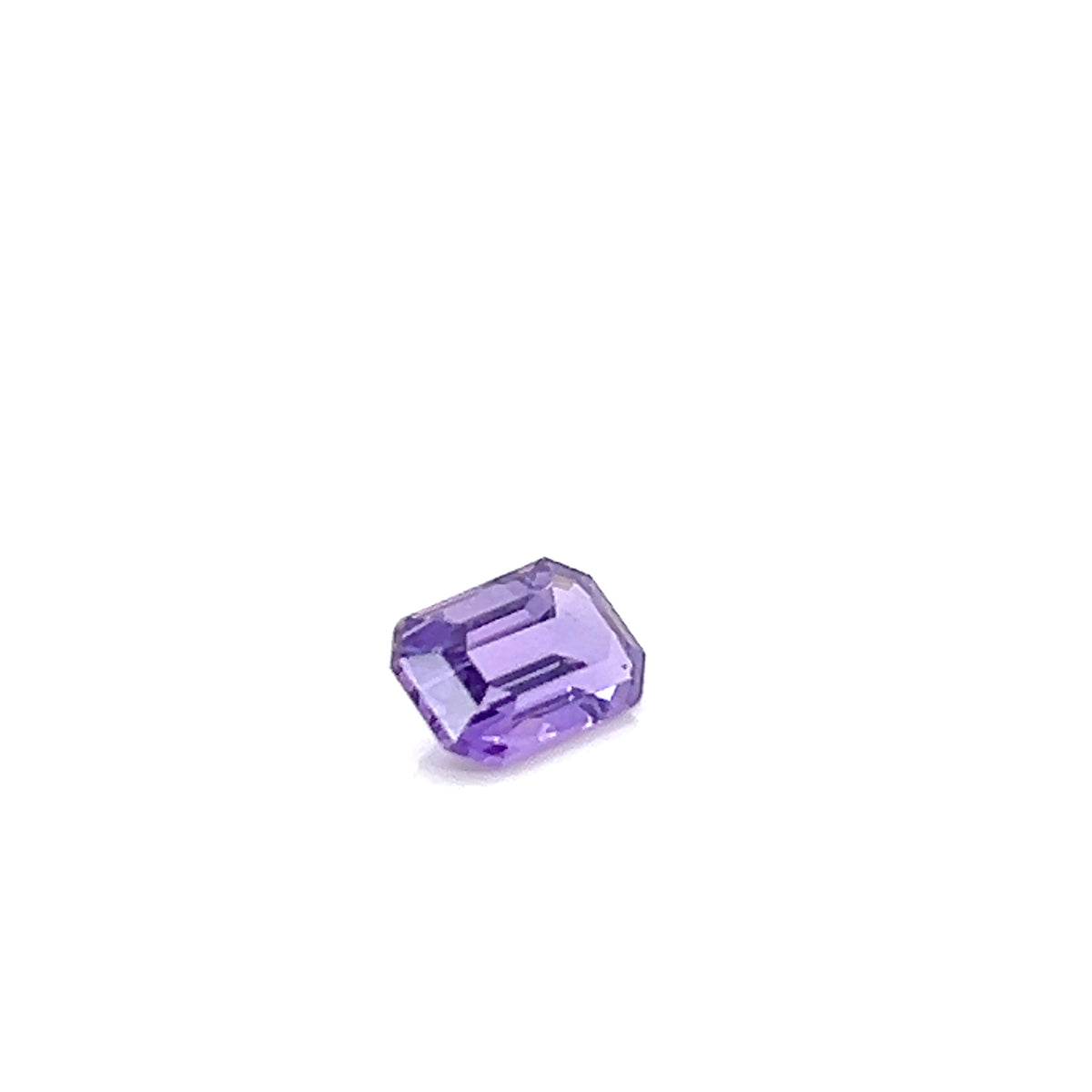 PURPLE SAPPHIRE EMERALD CUT