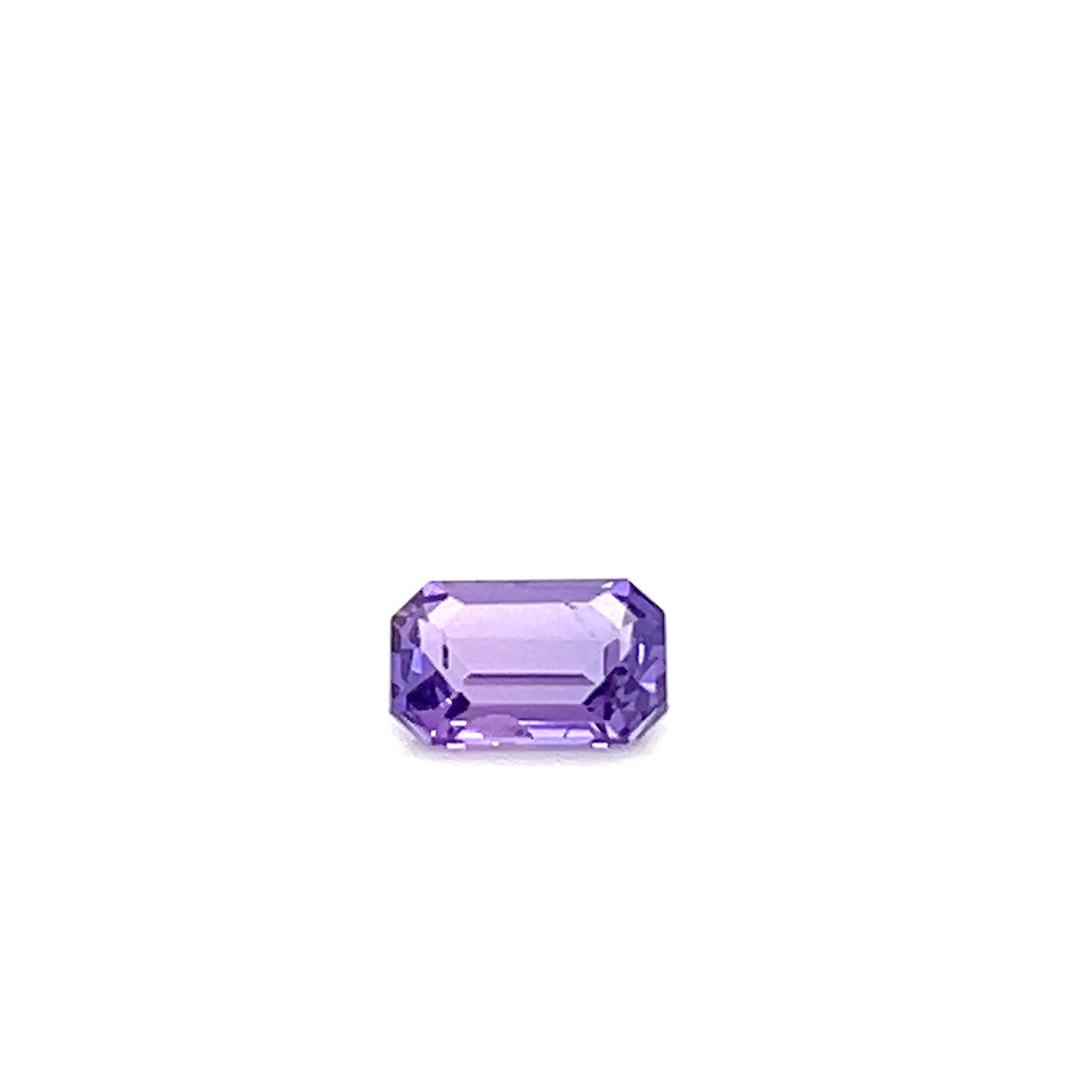 PURPLE SAPPHIRE EMERALD CUT