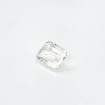 WHITE SAPPHIRE EMERALD CUT