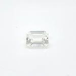 WHITE SAPPHIRE EMERALD CUT