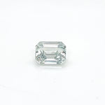 WHITE SAPPHIRE EMERALD CUT