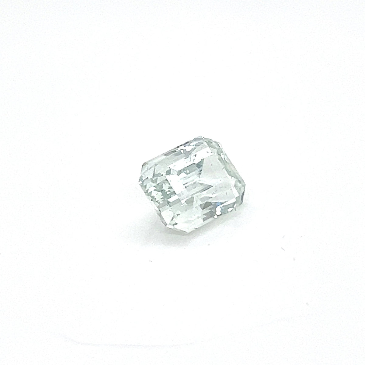 WHITE SAPPHIRE EMERALD CUT