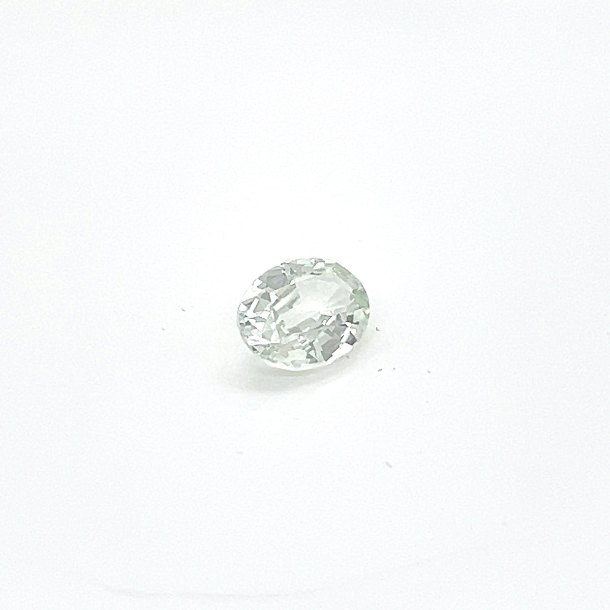 WHITE SAPPHIRE OVAL