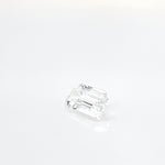 WHITE SAPPHIRE EMERALD CUT