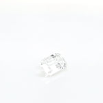 WHITE SAPPHIRE EMERALD CUT