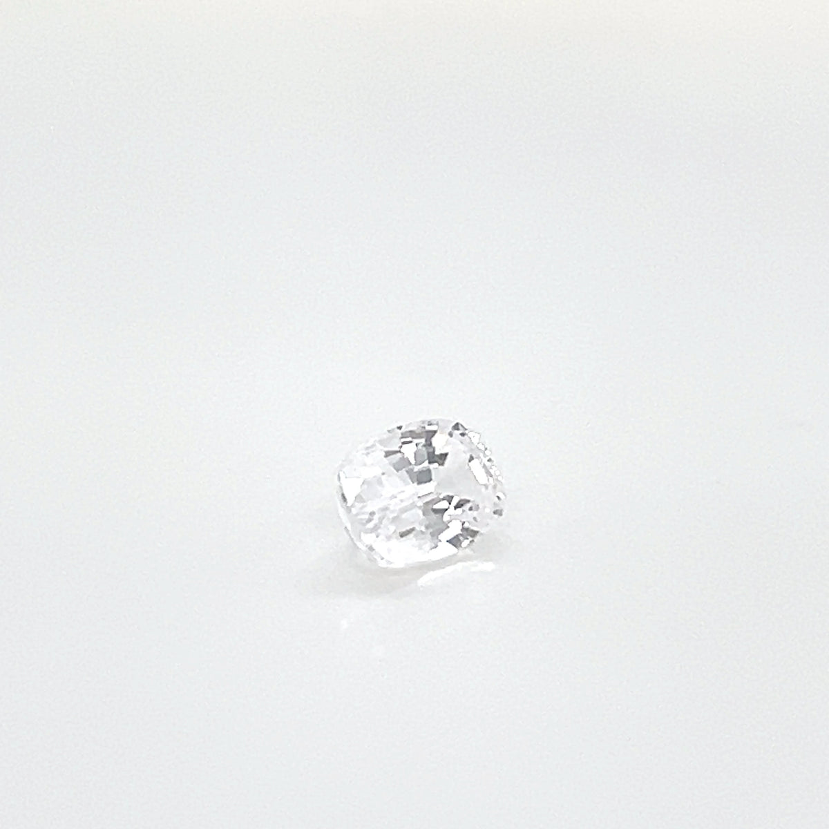 WHITE SAPPHIRE CUSHION