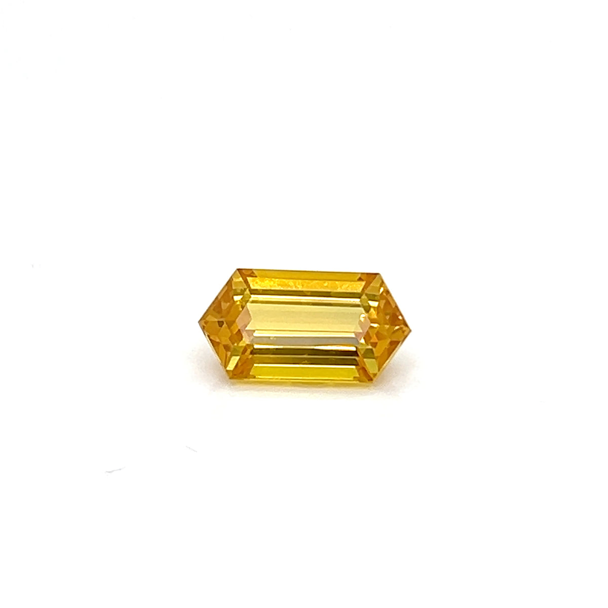 YELLOW SAPPHIRE HEXAGONAL