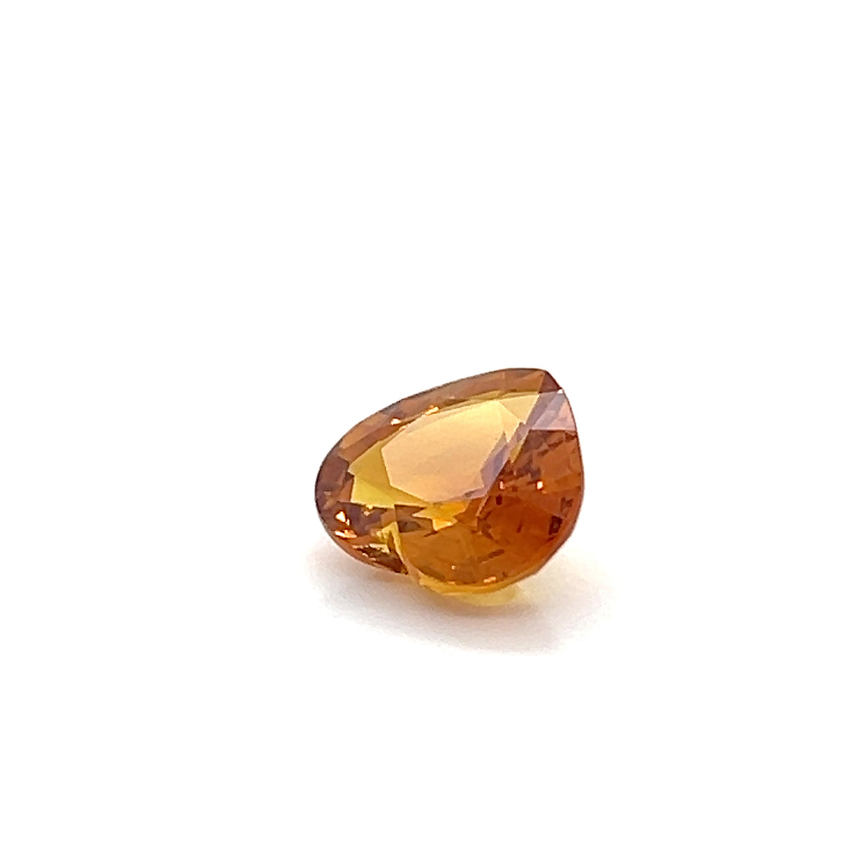 YELLOW SAPPHIRE HEART