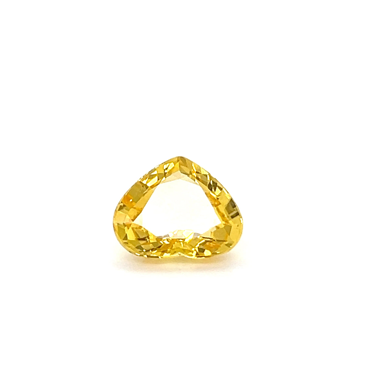 YELLOW SAPPHIRE HEART