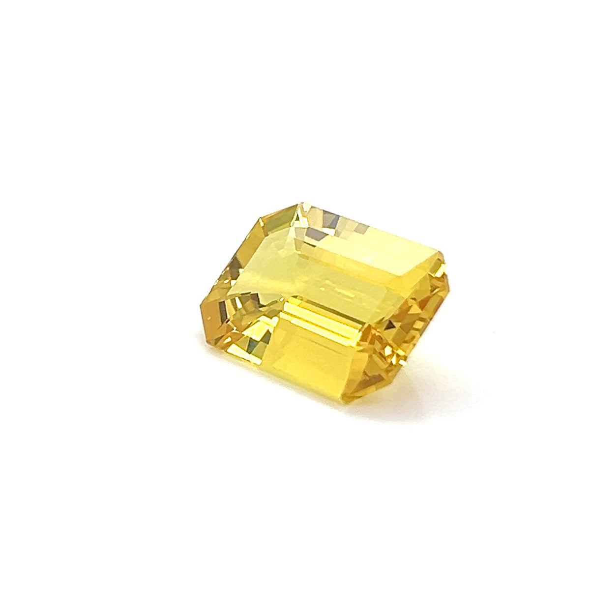 YELLOW SAPPHIRE EMERALD CUT