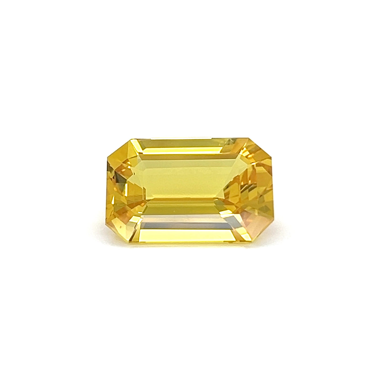 YELLOW SAPPHIRE EMERALD CUT