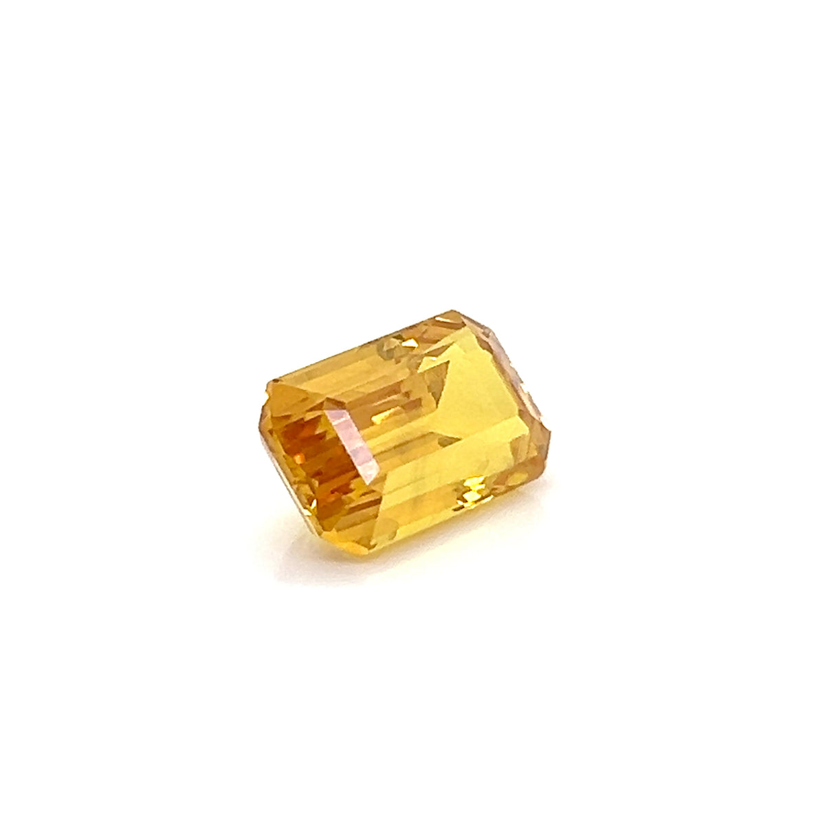 YELLOW SAPPHIRE EMERALD CUT