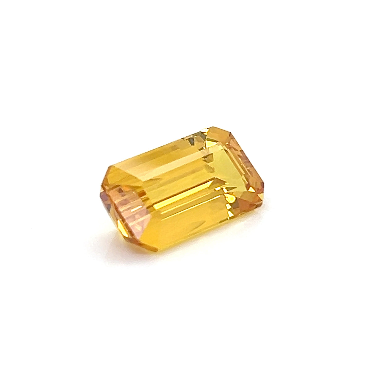 YELLOW SAPPHIRE EMERALD CUT