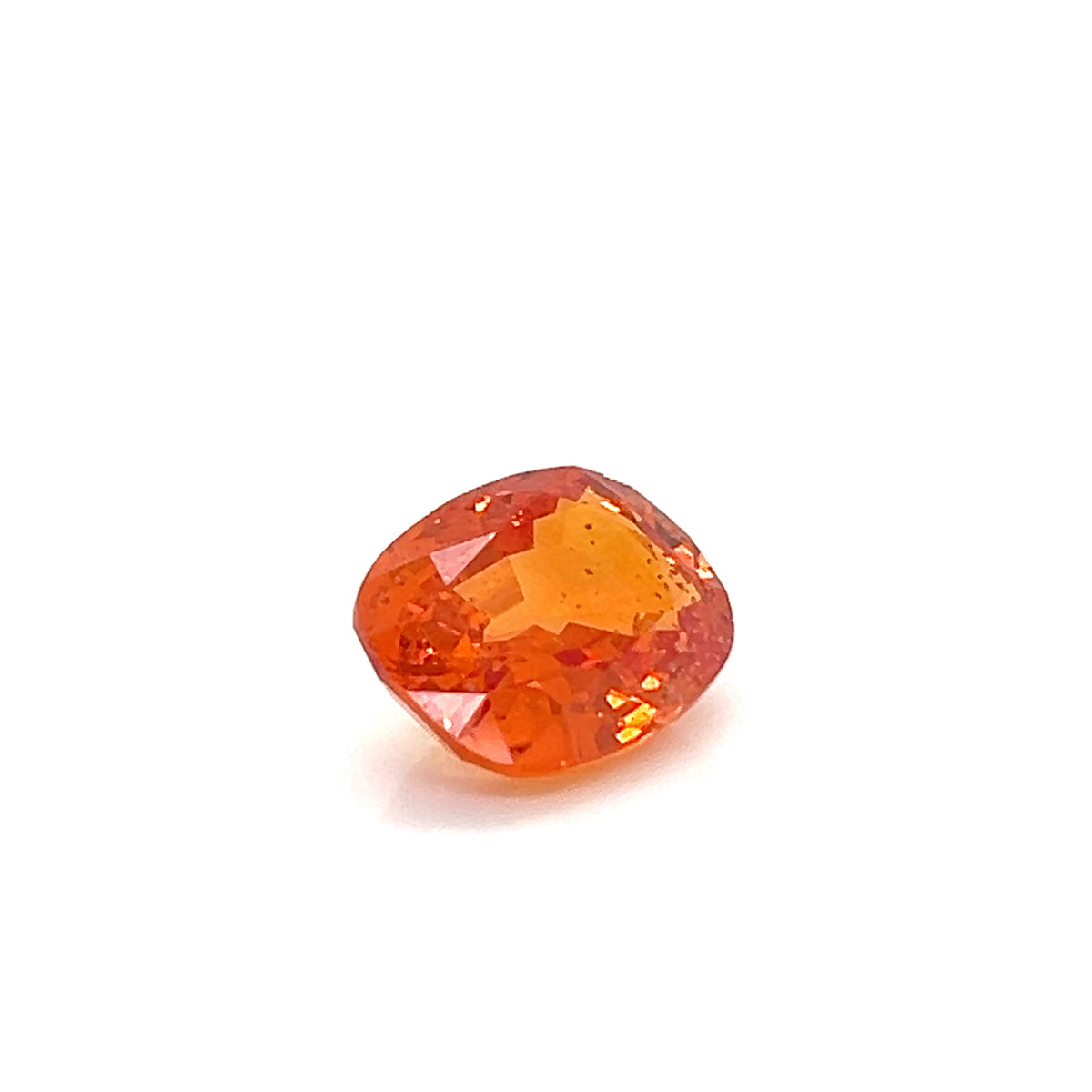 ORANGE SAPPHIRE CUSHION
