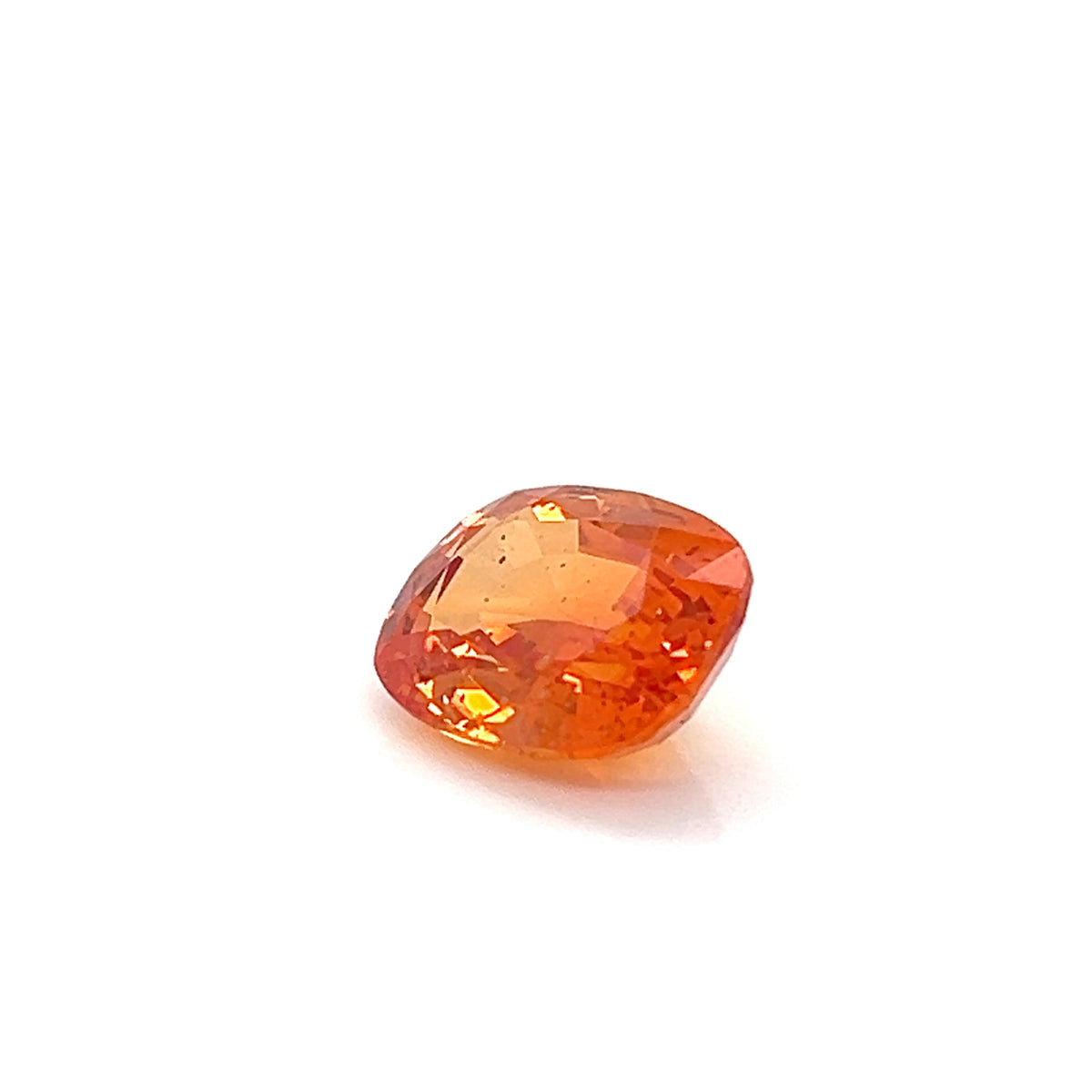ORANGE SAPPHIRE CUSHION