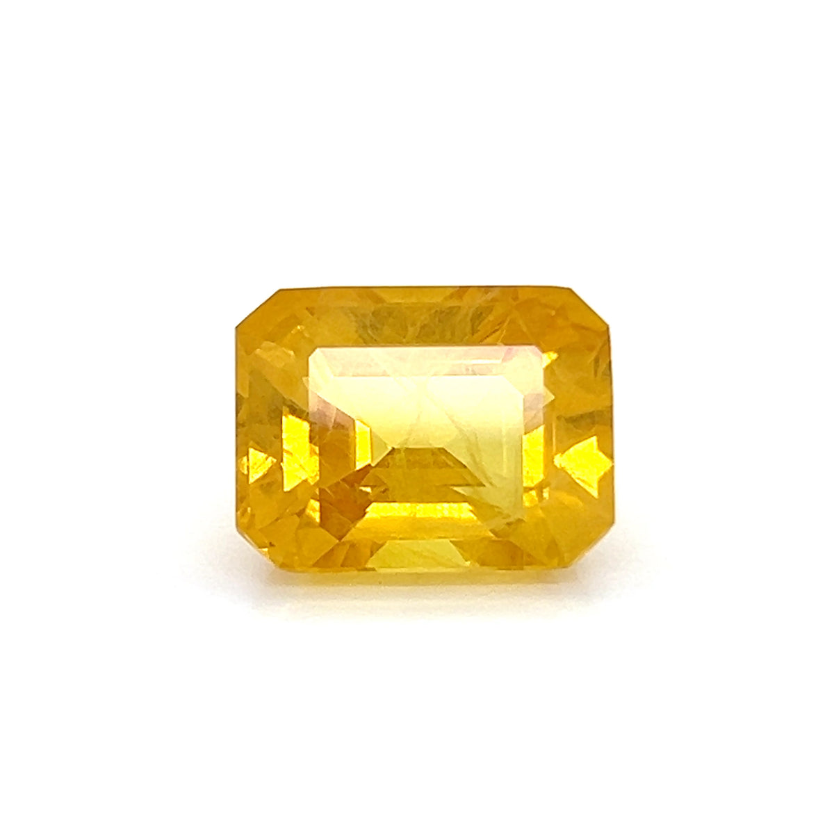 YELLOW SAPPHIRE EMERALD CUT