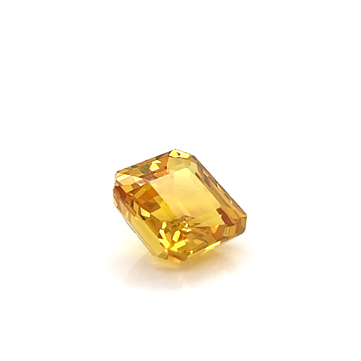 YELLOW SAPPHIRE EMERALD CUT
