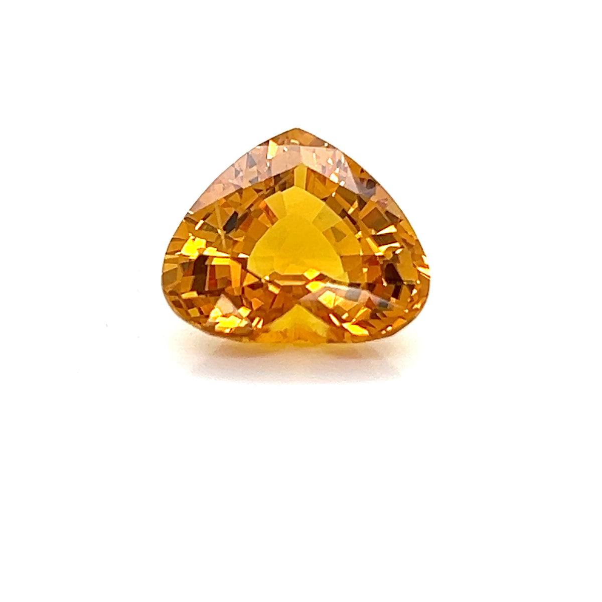 YELLOW SAPPHIRE HEART