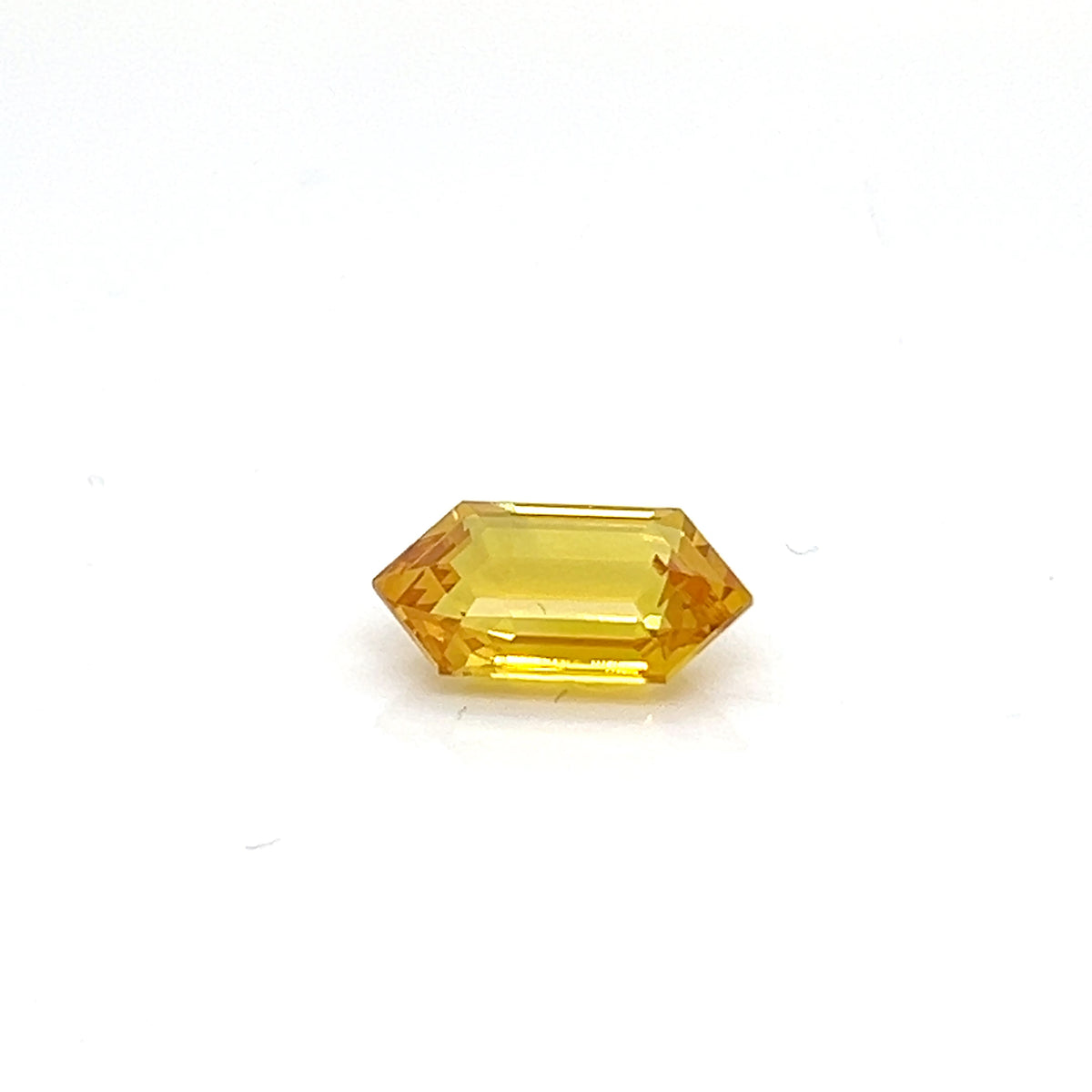 YELLOW SAPPHIRE HEXAGONAL