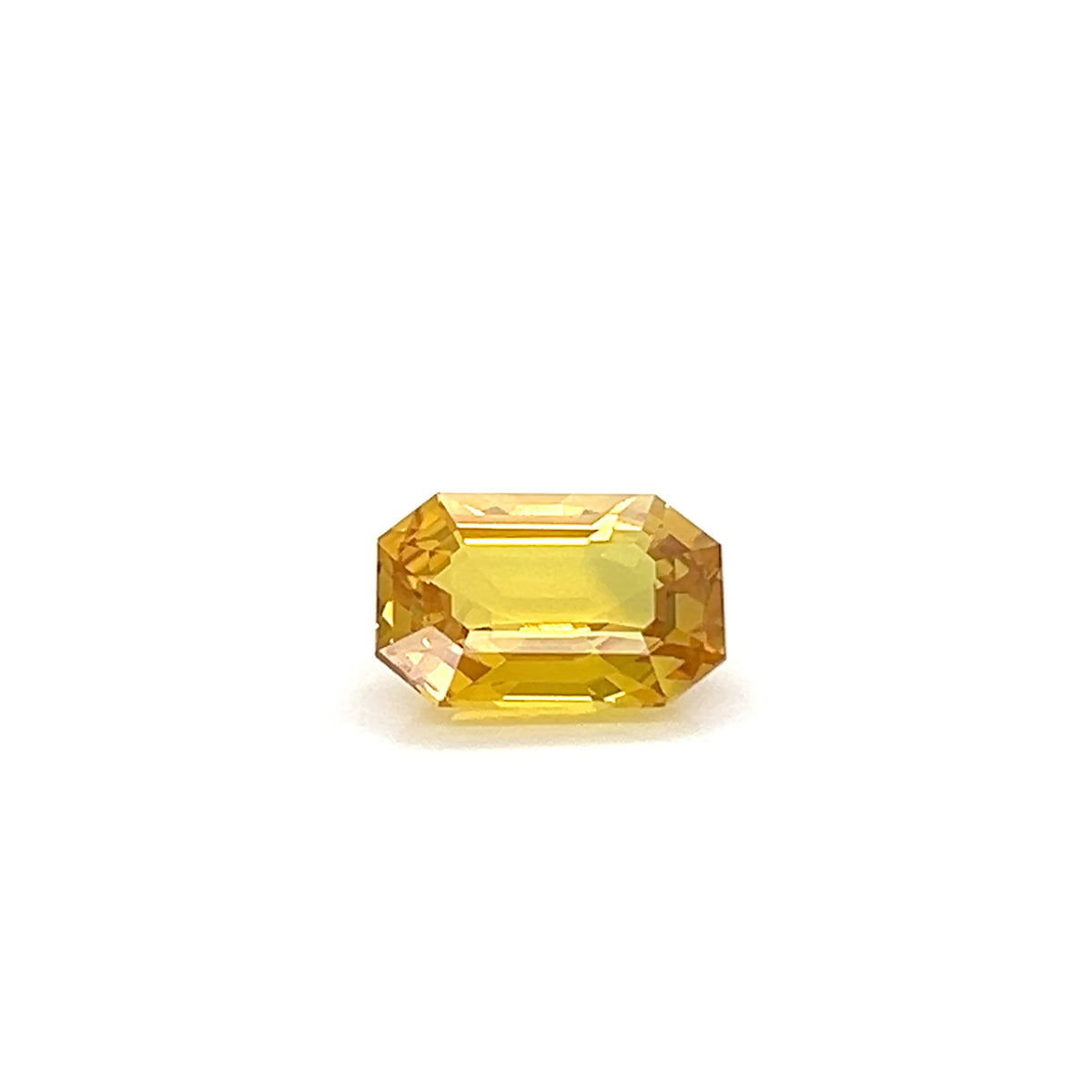 YELLOW SAPPHIRE EMERALD CUT