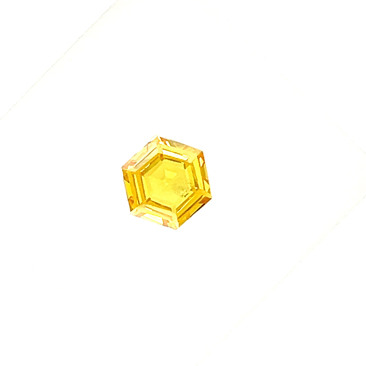 YELLOW SAPPHIRE HEXAGON