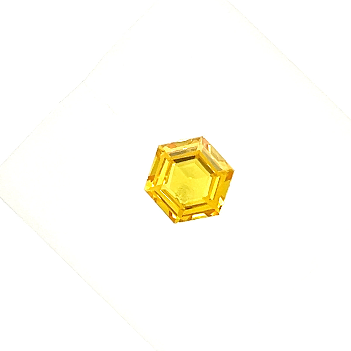 YELLOW SAPPHIRE HEXAGON
