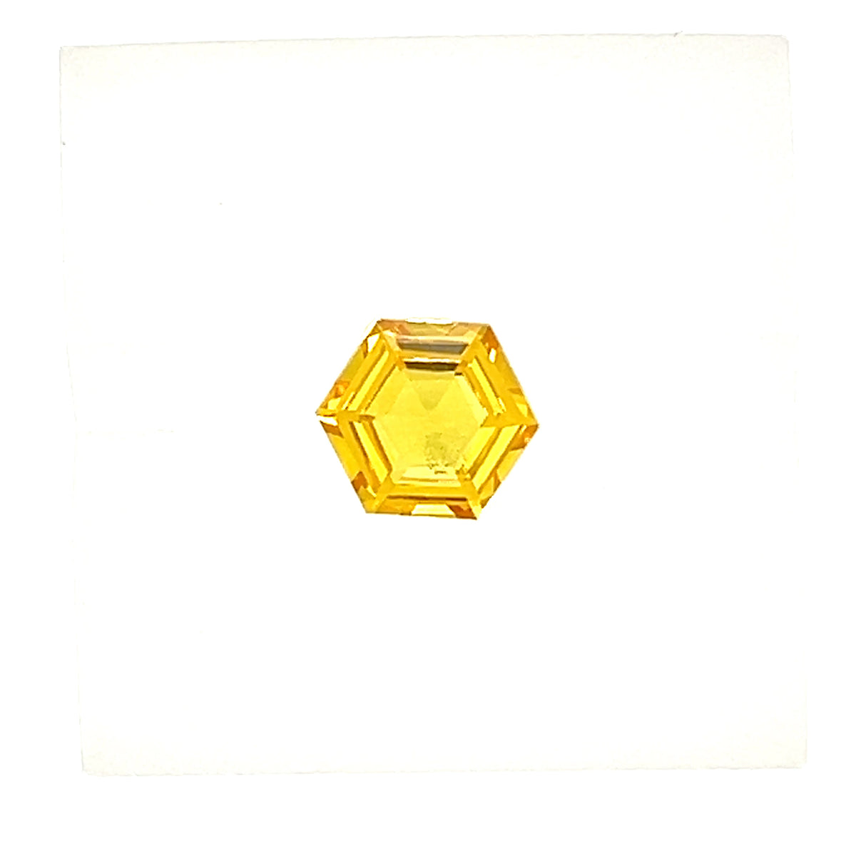 YELLOW SAPPHIRE HEXAGON