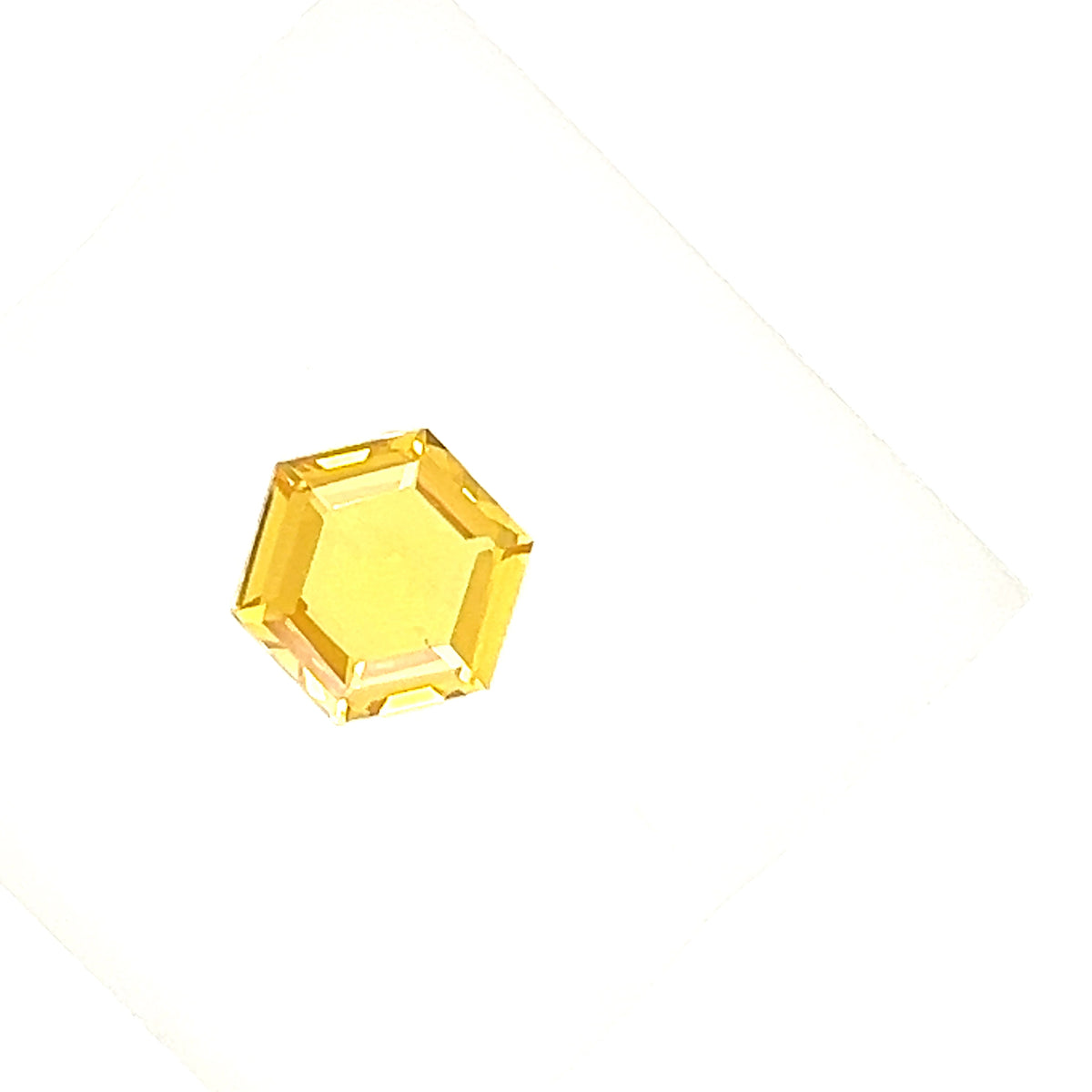 YELLOW SAPPHIRE HEXAGON