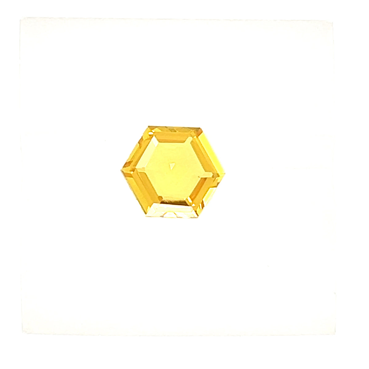 YELLOW SAPPHIRE HEXAGON